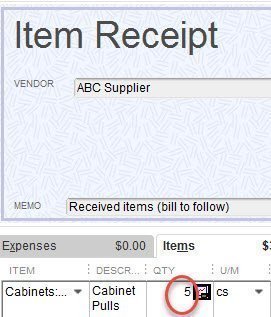 Backorders in QuickBooks 4 receive-5