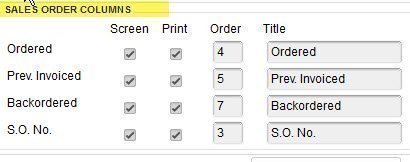 Quickbooks show backorder information on invoice