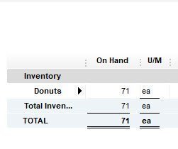 Units of Measure in QuickBooks 15 Inventory Report