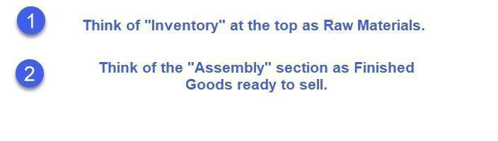 Assembly Items in QuickBooks 6 1 and 2