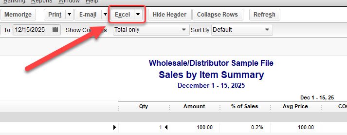 Automatic Price Updates in QuickBooks 13