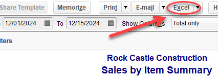 Update Item Prices in QuickBooks 8 Export to