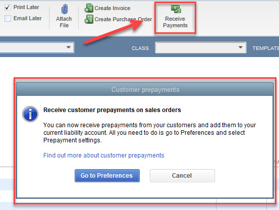 Prepayments on Sales Orders 2 Sales Order Prepayment Icon