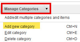 Item Categories in QuickBooks 4 Item Categories in QuickBooks