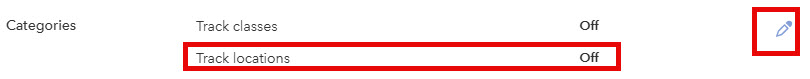 Edit Categories