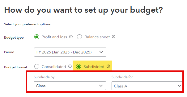 Classes in QuickBooks Online 21 Classes in QuickBooks Online. Setting up Budgets with Classes.